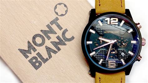 how to tell a fake mont blanc watch|mont blanc timewalker automatic.